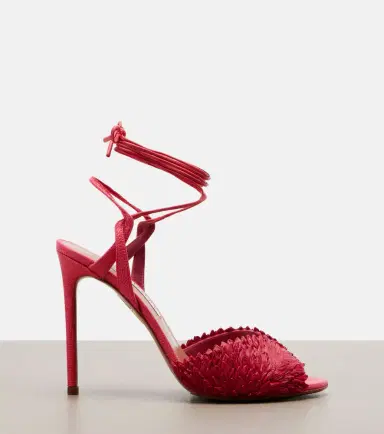 Aquazzura Rio Flirt raffia sandals | Thumbnail 4 Aquazzura Rio Flirt raffia sandals | Thumbnail 4