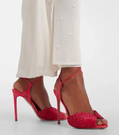 Aquazzura Rio Flirt raffia sandals | Thumbnail 5 Aquazzura Rio Flirt raffia sandals | Thumbnail 5