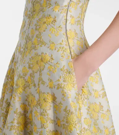 Simkhai Octavia jacquard gown | Thumbnail 5 Simkhai Octavia jacquard gown | Thumbnail 5