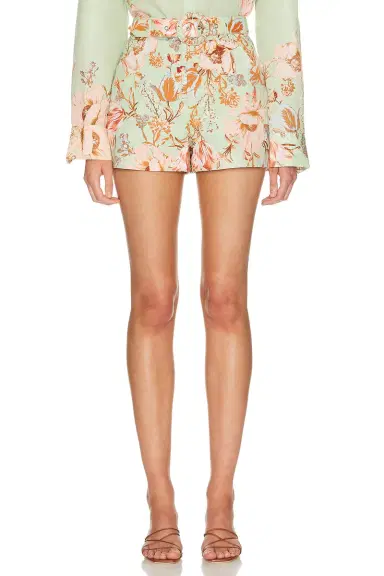 HEMANT AND NANDITA Ezra Belt Buckle Shorts | Thumbnail 1 HEMANT AND NANDITA Ezra Belt Buckle Shorts | Thumbnail 1