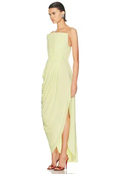 Stella McCartney Crepe Jersey Square Neck Gown | Thumbnail 3 Stella McCartney Crepe Jersey Square Neck Gown | Thumbnail 3