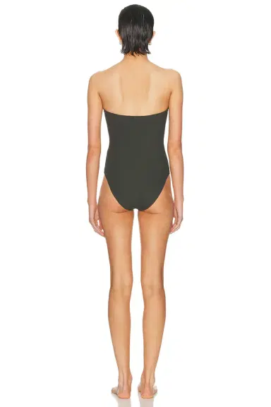 Toteme Ribbed Strapless One Piece Swimsuit | Thumbnail 3 Toteme Ribbed Strapless One Piece Swimsuit | Thumbnail 3