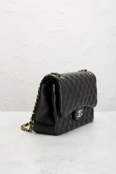 Chanel Chanel Lambskin Jumbo Double Flap Bag | Thumbnail 4 Chanel Chanel Lambskin Jumbo Double Flap Bag | Thumbnail 4