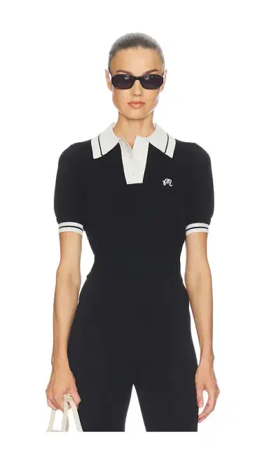 Malbon Mikayla Knit Polo Top | Thumbnail 1 Malbon Mikayla Knit Polo Top | Thumbnail 1