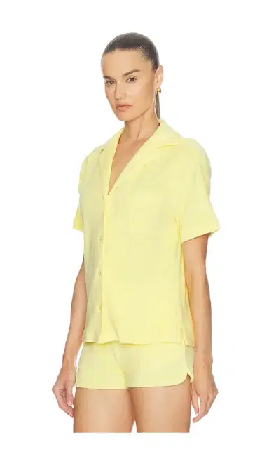 Hunza G Towelling Resort Shirt | Thumbnail 2 Hunza G Towelling Resort Shirt | Thumbnail 2