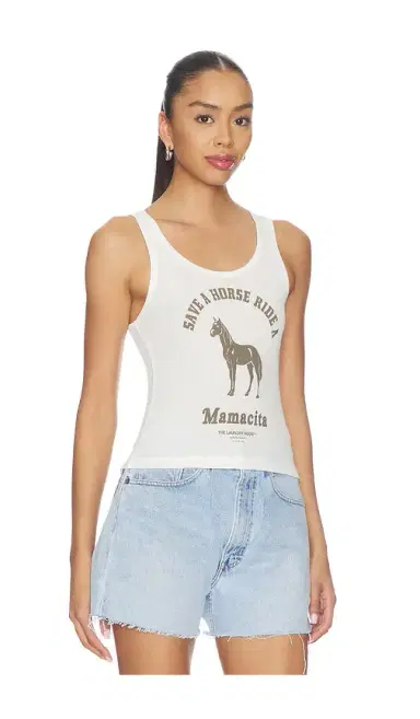 The Laundry Room Ride A Mamacita Rib Tank Top | Thumbnail 2 The Laundry Room Ride A Mamacita Rib Tank Top | Thumbnail 2
