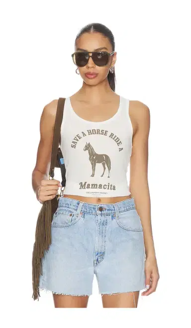 The Laundry Room Ride A Mamacita Rib Tank Top | Thumbnail 1 The Laundry Room Ride A Mamacita Rib Tank Top | Thumbnail 1