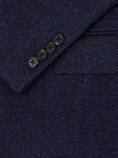 Ralph Lauren Purple Label Herringbone Cotton, Silk and Linen-Blend Blazer - Men | Thumbnail 5 Ralph Lauren Purple Label Herringbone Cotton, Silk and Linen-Blend Blazer - Men | Thumbnail 5