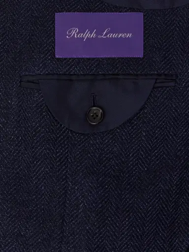 Ralph Lauren Purple Label Herringbone Cotton, Silk and Linen-Blend Blazer - Men | Thumbnail 6 Ralph Lauren Purple Label Herringbone Cotton, Silk and Linen-Blend Blazer - Men | Thumbnail 6