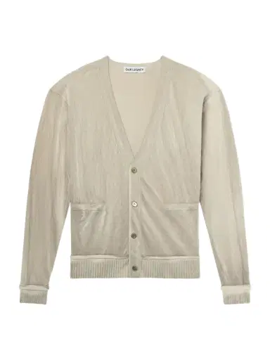 Our Legacy Parallel Merino Wool Cardigan - Men | Thumbnail 1 Our Legacy Parallel Merino Wool Cardigan - Men | Thumbnail 1