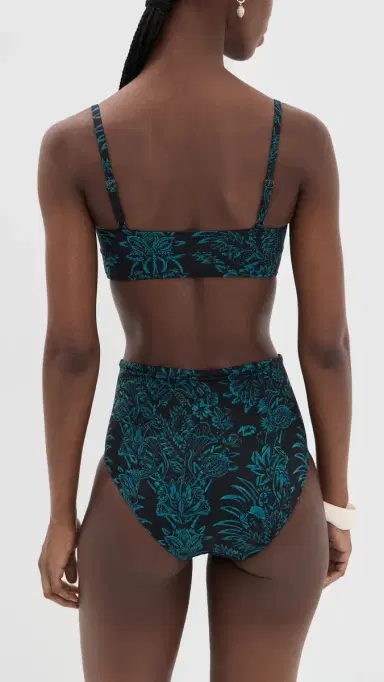 Ulla Johnson Zahara Bikini Top Eclipse Flora | Thumbnail 3 Ulla Johnson Zahara Bikini Top Eclipse Flora | Thumbnail 3