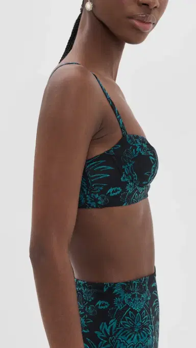 Ulla Johnson Zahara Bikini Top Eclipse Flora | Thumbnail 4 Ulla Johnson Zahara Bikini Top Eclipse Flora | Thumbnail 4