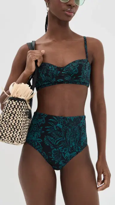 Ulla Johnson Zahara Bikini Top Eclipse Flora | Thumbnail 5 Ulla Johnson Zahara Bikini Top Eclipse Flora | Thumbnail 5