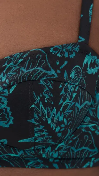 Ulla Johnson Zahara Bikini Top Eclipse Flora | Thumbnail 6 Ulla Johnson Zahara Bikini Top Eclipse Flora | Thumbnail 6