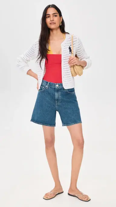Polo Ralph Lauren Big Pony Crochet Cardigan White | Thumbnail 5 Polo Ralph Lauren Big Pony Crochet Cardigan White | Thumbnail 5