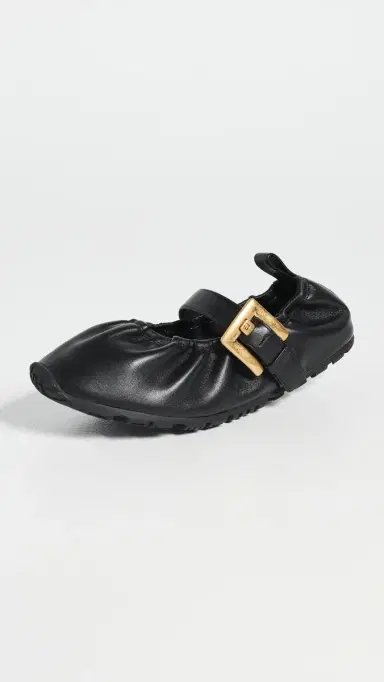 Balmain Racer 45 Ballerina Flats 0PA Noir | Thumbnail 2 Balmain Racer 45 Ballerina Flats 0PA Noir | Thumbnail 2