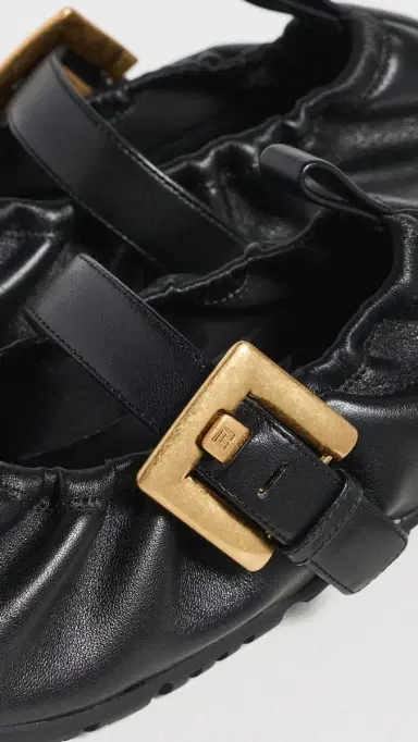 Balmain Racer 45 Ballerina Flats 0PA Noir | Thumbnail 5 Balmain Racer 45 Ballerina Flats 0PA Noir | Thumbnail 5