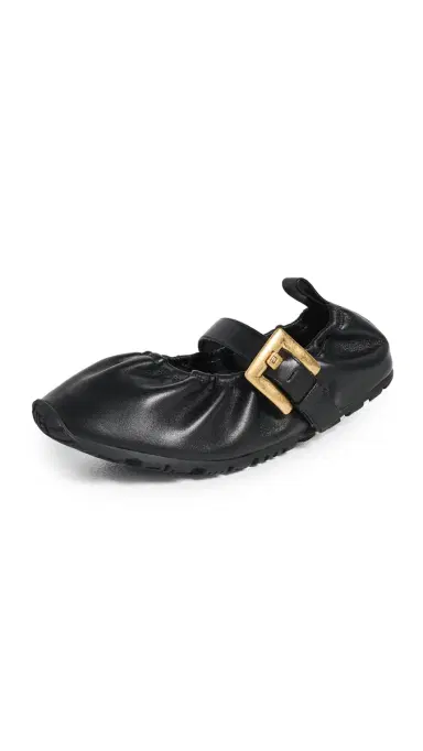 Balmain Racer 45 Ballerina Flats 0PA Noir | Thumbnail 6 Balmain Racer 45 Ballerina Flats 0PA Noir | Thumbnail 6