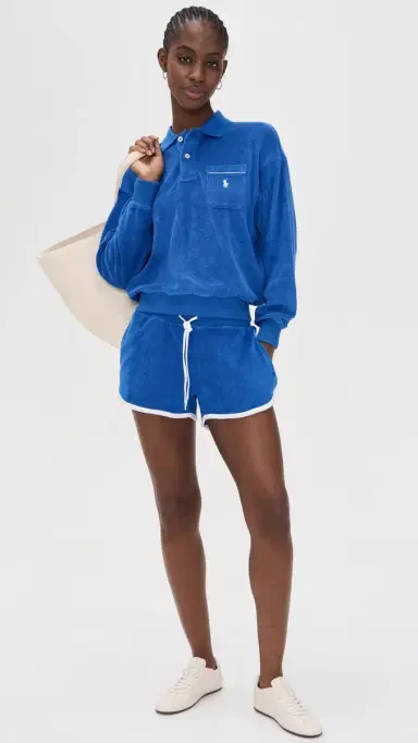 Polo Ralph Lauren Terry Shorts Gala Blue | Thumbnail 5 Polo Ralph Lauren Terry Shorts Gala Blue | Thumbnail 5