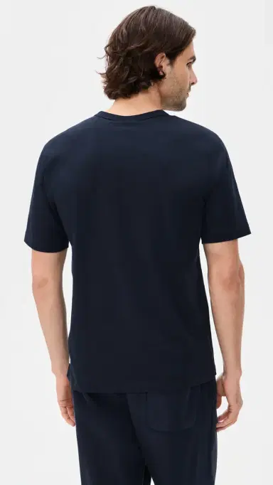 REIGNING CHAMP Lightweight Jersey tandard T-Shirt Navy | Thumbnail 3 REIGNING CHAMP Lightweight Jersey tandard T-Shirt Navy | Thumbnail 3