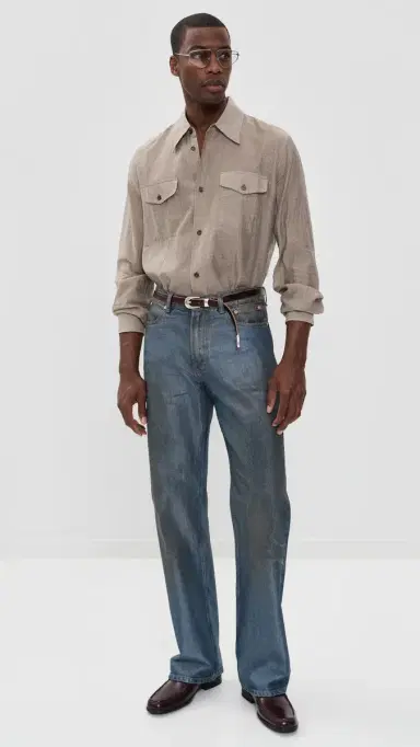 Our Legacy Carlson Cut Jeans Kintsugi Wash | Thumbnail 5 Our Legacy Carlson Cut Jeans Kintsugi Wash | Thumbnail 5