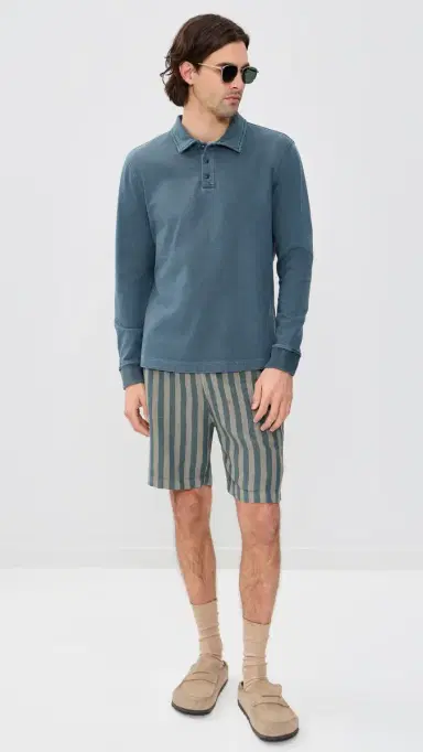 Alex Crane Linen Bo Shorts 7 Big Wave Jade | Thumbnail 5 Alex Crane Linen Bo Shorts 7 Big Wave Jade | Thumbnail 5