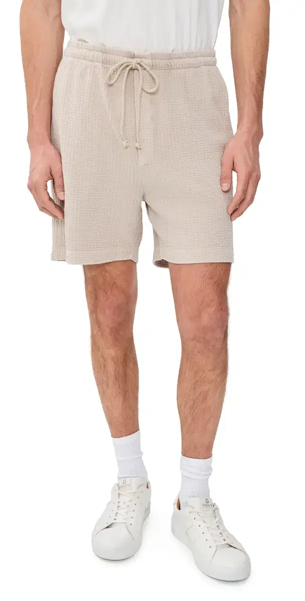 Silas Waffle Shorts 6 Bisque Silas Waffle Shorts 6 Bisque