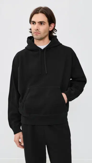 REIGNING CHAMP idweight Terry Relaxed Hoodie Black | Thumbnail 2 REIGNING CHAMP idweight Terry Relaxed Hoodie Black | Thumbnail 2