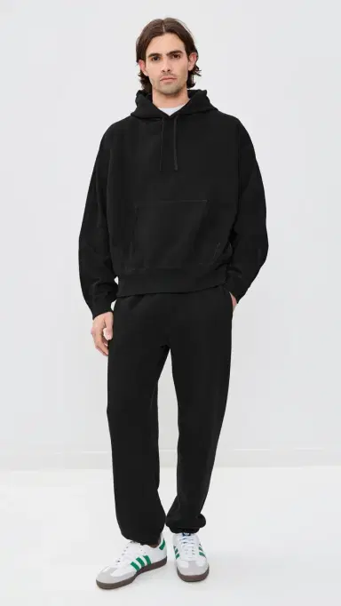 REIGNING CHAMP idweight Terry Relaxed Hoodie Black | Thumbnail 5 REIGNING CHAMP idweight Terry Relaxed Hoodie Black | Thumbnail 5