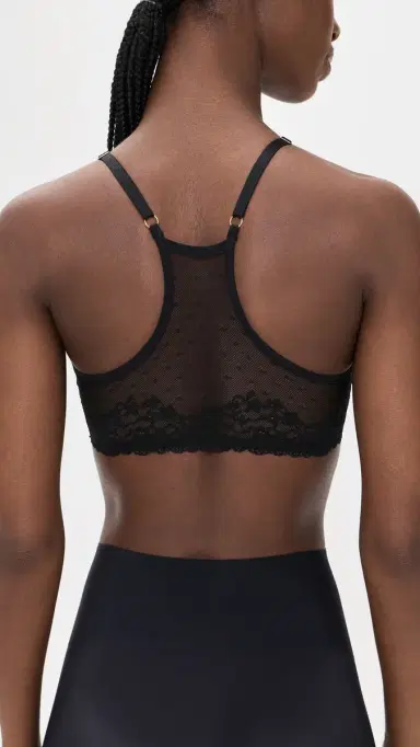 Commando Double Take Lace Racerback Bralette Black S/M | Thumbnail 3 Commando Double Take Lace Racerback Bralette Black S/M | Thumbnail 3