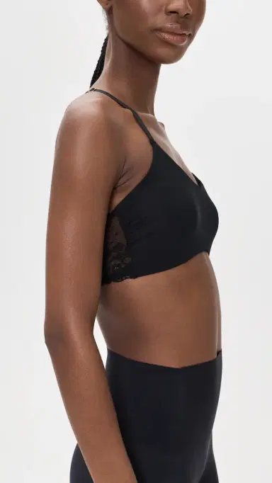 Commando Double Take Lace Racerback Bralette Black S/M | Thumbnail 4 Commando Double Take Lace Racerback Bralette Black S/M | Thumbnail 4