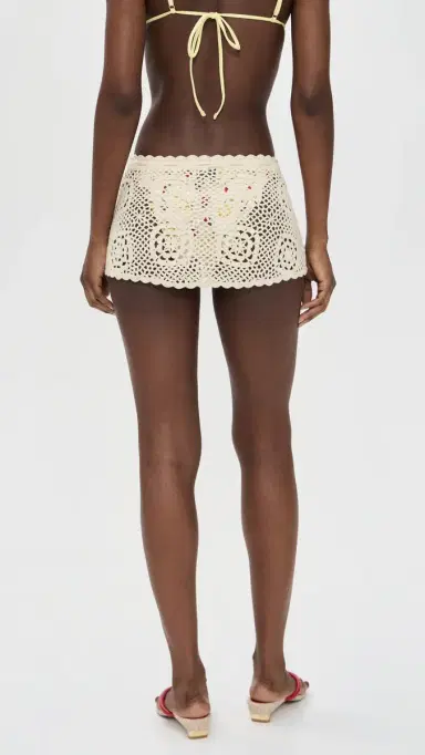 Frankies Bikinis Arlo Crochet Mini Skirt Bunny | Thumbnail 3 Frankies Bikinis Arlo Crochet Mini Skirt Bunny | Thumbnail 3