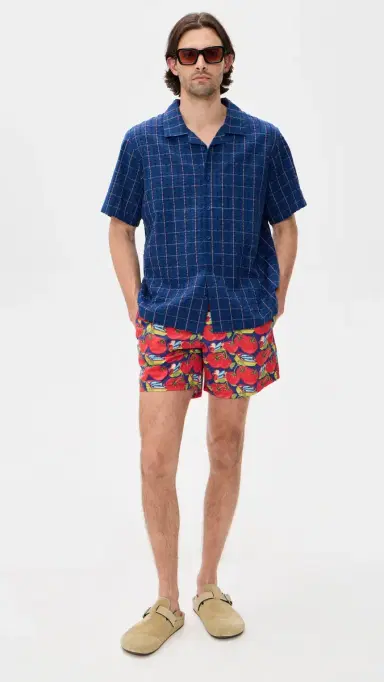 Vilebrequin oorea Swim Trunks 6 Purple Blue | Thumbnail 5 Vilebrequin oorea Swim Trunks 6 Purple Blue | Thumbnail 5