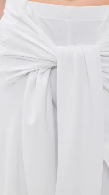 Beaufille Waist Tie Pants White | Thumbnail 6 Beaufille Waist Tie Pants White | Thumbnail 6