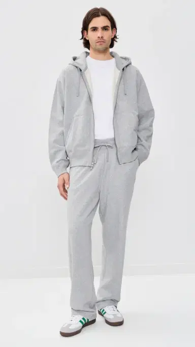 REIGNING CHAMP id-Weight Terry Relaxed Zip Hoodie Hgrey | Thumbnail 5 REIGNING CHAMP id-Weight Terry Relaxed Zip Hoodie Hgrey | Thumbnail 5