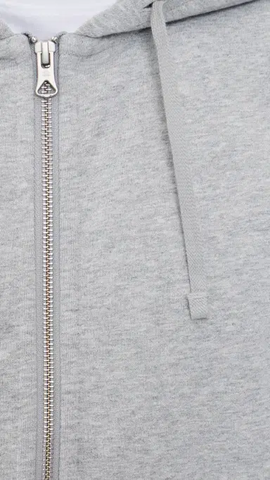 REIGNING CHAMP id-Weight Terry Relaxed Zip Hoodie Hgrey | Thumbnail 6 REIGNING CHAMP id-Weight Terry Relaxed Zip Hoodie Hgrey | Thumbnail 6