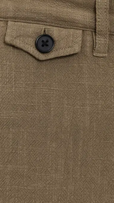 Billy Reid Slub Cotton Moore Shorts 7 Moss Green | Thumbnail 6 Billy Reid Slub Cotton Moore Shorts 7 Moss Green | Thumbnail 6