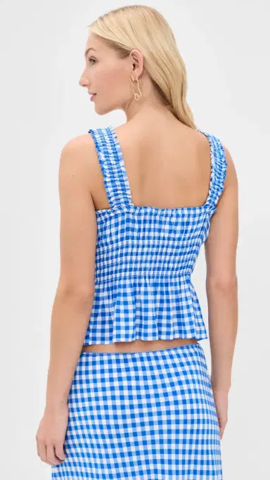 RAILS x Giadzy Donna Top Azure Gingham | Thumbnail 3 RAILS x Giadzy Donna Top Azure Gingham | Thumbnail 3