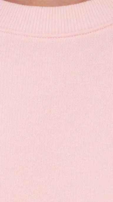 Alice + Olivia Tyler Draped Puff Sleeve Crew Neck Top English Rose | Thumbnail 6 Alice + Olivia Tyler Draped Puff Sleeve Crew Neck Top English Rose | Thumbnail 6