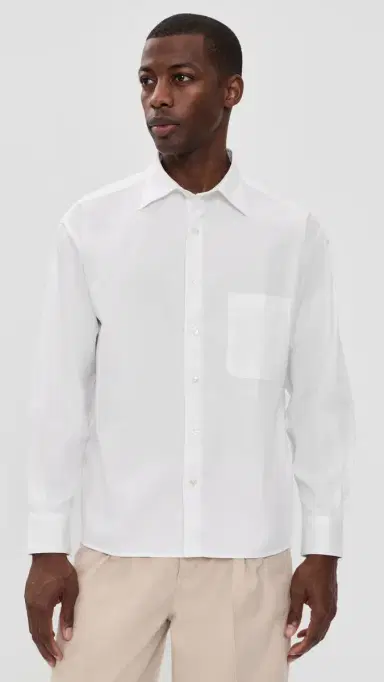 Aaron Levine David Lynch Linen Shirt White | Thumbnail 2 Aaron Levine David Lynch Linen Shirt White | Thumbnail 2