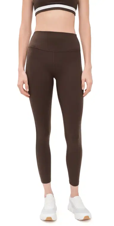 Splits59 Bianca High Waist Rigor 7/8 Leggings Dark Chocolate/White L | Thumbnail 1 Splits59 Bianca High Waist Rigor 7/8 Leggings Dark Chocolate/White L | Thumbnail 1