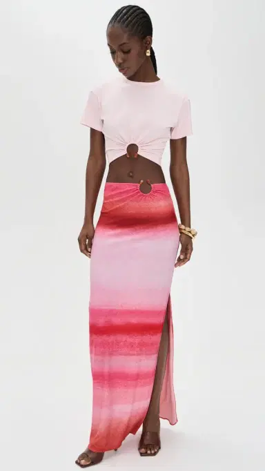 Baobab Zur Maxi Pareo Coverup Skirt Flor De Cantuta | Thumbnail 5 Baobab Zur Maxi Pareo Coverup Skirt Flor De Cantuta | Thumbnail 5