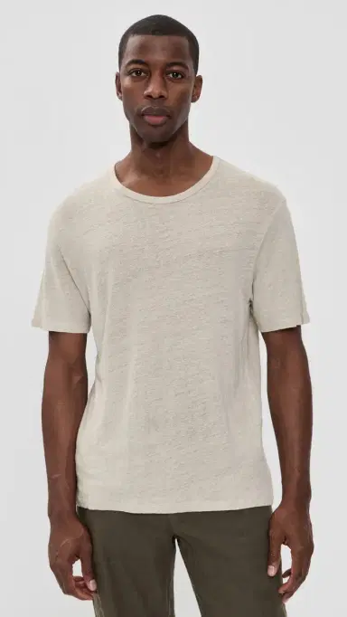 Alex Crane Linen Sun Tee Bone | Thumbnail 2 Alex Crane Linen Sun Tee Bone | Thumbnail 2