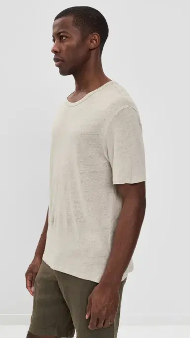 Alex Crane Linen Sun Tee Bone | Thumbnail 4 Alex Crane Linen Sun Tee Bone | Thumbnail 4