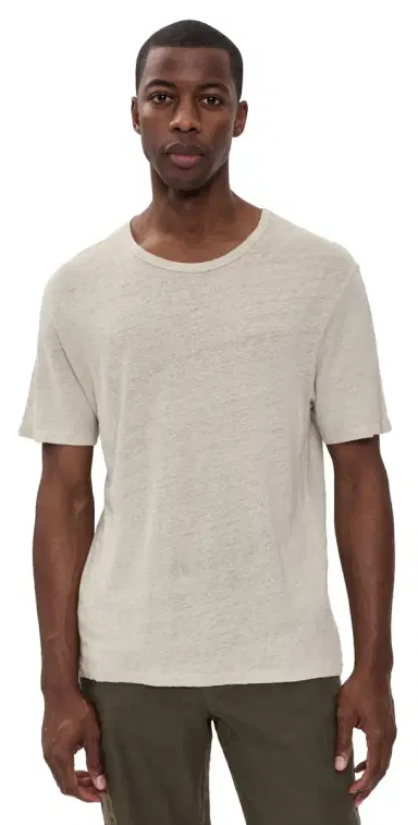 Alex Crane Linen Sun Tee Bone | Thumbnail 1 Alex Crane Linen Sun Tee Bone | Thumbnail 1