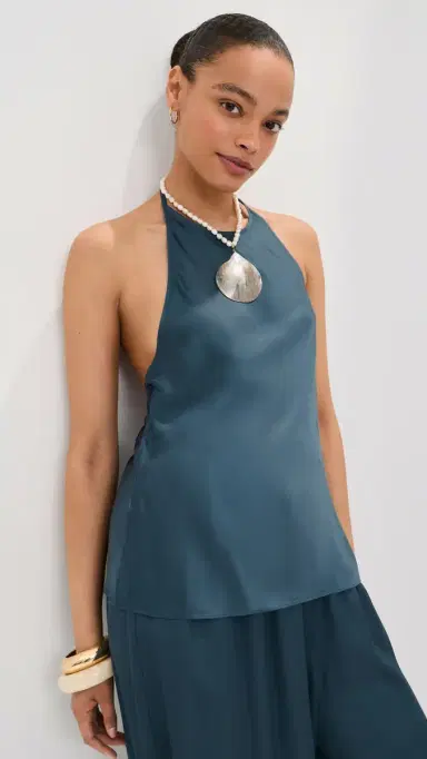 LE BOP Greer Satin Top | Thumbnail 2 LE BOP Greer Satin Top | Thumbnail 2