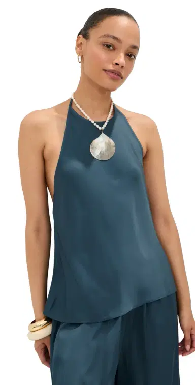 LE BOP Greer Satin Top | Thumbnail 1 LE BOP Greer Satin Top | Thumbnail 1