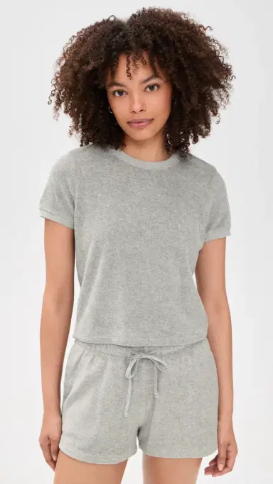 Suzie Kondi Carpi Tee Grey Heather | Thumbnail 2 Suzie Kondi Carpi Tee Grey Heather | Thumbnail 2