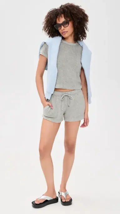 Suzie Kondi Carpi Tee Grey Heather | Thumbnail 5 Suzie Kondi Carpi Tee Grey Heather | Thumbnail 5