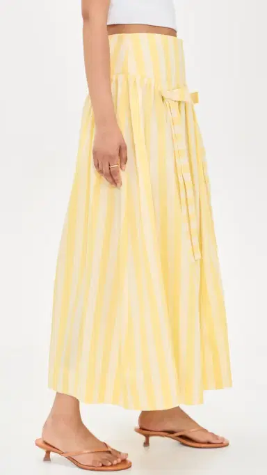 The Tiny Big Sister Striped Skirt Mellow Yellow | Thumbnail 4 The Tiny Big Sister Striped Skirt Mellow Yellow | Thumbnail 4